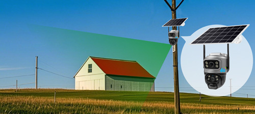 Solar 4G Outdoor Cameras Empower the Intelligent Transformation of Qingfeng Farm